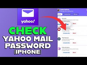 How to Know My Yahoo Mail Password in iPhone 2025?