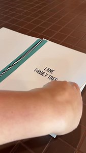 Lots of pink and blue sillhouettes in this book #genealogy #familytree #familyhistory | Family Tree Notebooks