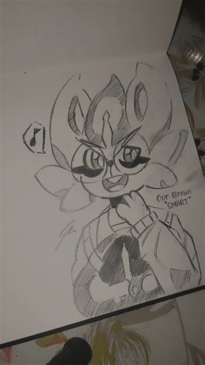 IZ.4.WV | Quick Sketch Of Cinderace Gen 8 ( Female ) My Ver. From Pokemon Sword & Shield Game Series With My Own Twist.Wdyt👀✨#art #sketch #drawing... | Instagram