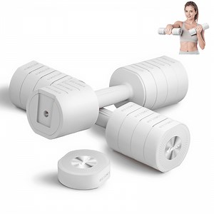 MERACH 8.8 lbs Adjustable Dumbbell Set, 4 in 1 Free Hand Weights for Women, Home Gym, Set of 2
