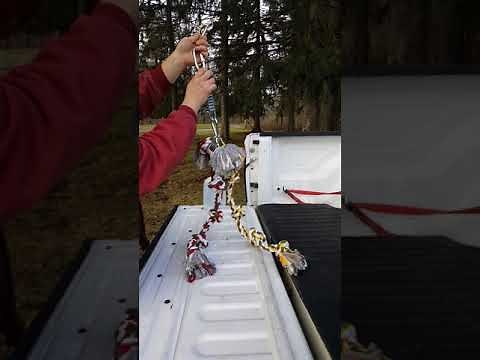 DIY Spring pole instructions for strong dogs. Heavy duty!