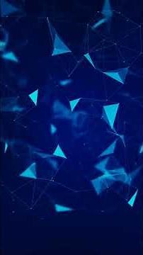 Abstract polygonal #Network technology background. dots lines. network connection space