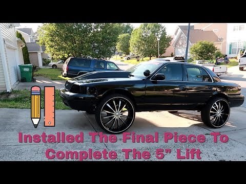 Custom Crown Vic On 28s Lift Finally Complete