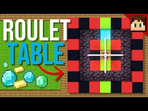 Minecraft Bedrock: Working ROULETTE TABLE Tutorial! 1.21+