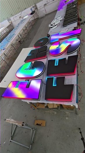 Do you know what is the popular LED signs technology in China? #sign #signage #design #signagedesign