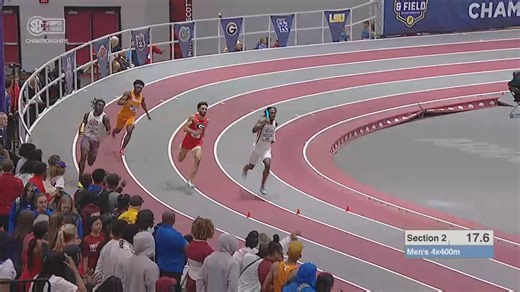 1.2M views · 10K reactions | The LSU men's 4x400-meter relay squad clocked a SB time of 3:05.26 to finish 5th overall and score 4 points! Splits: Sean Burrell, 46.10 Dillon Bedell-Bass, 45.47 Salim Epps, 47.42 Shakeem McKay, 46.28 | LSU Track & Field | Facebook