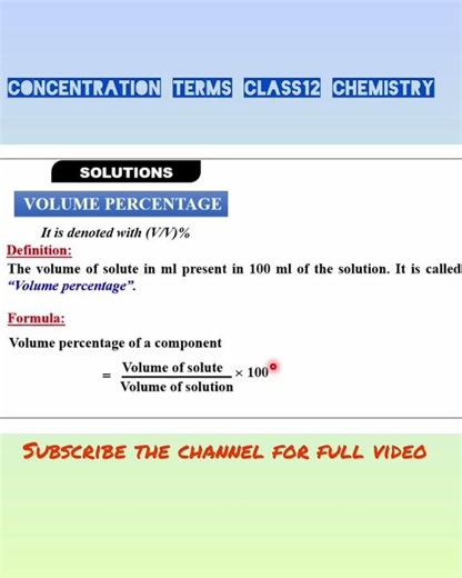 Concentration Terms in 30 Seconds | Molarity, Molality, | Class 12 Chemistry #shorts