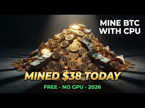 How I mined Bitcoin with a CPU in 2026 — made $38 from home