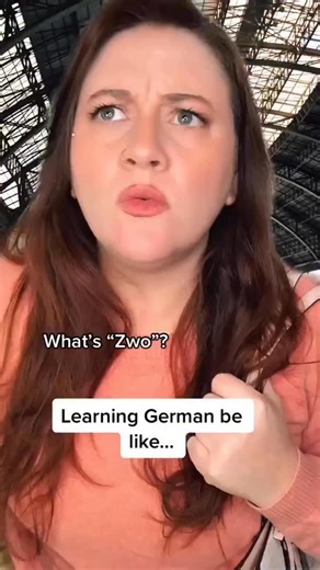 Brittany Alaine 🌻 Travel & Life Abroad in Germany on Instagram: "I was never taught “zwo” in my German class! 😂 And I’ll never forget standing at the train station listening to the announcement telling me my train moved to platform zwo. I called my husband in a panic—because I knew then I couldn’t trust the computer screens.. Sometimes my videos are dramatisations…this one is not! 😆 • • • • Hi, I’m Brittany! a US immigrant living in Germany. I share about culture shocks and the daily life of