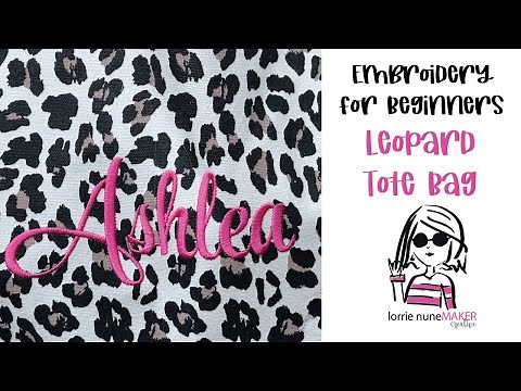 Embroidery for Beginners - Canvas Tote Bag