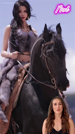 🔥 Stunning Horseback Style! #FashionVibes #StyleGoals