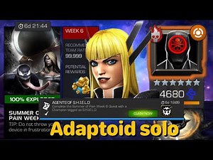Summer of pain | week#6 - Adaptoid solo with Magik | S.H.I.E.L.D | MCOC