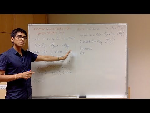 GROUPES ABÉLIENS FINIS : THÉORÈME DE CLASSIFICATION (PREMIÈRE VERSION) AVEC EXEMPLES