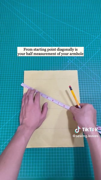 DIY: How to Make a Basic Sleeve Pattern #aspiringfashiondesigner #fashiondesigner #DIY #sleevepattern #howto #fashion #fashiontiktok #sleeve #basicsleevepattern #basicsleeve #tutorial