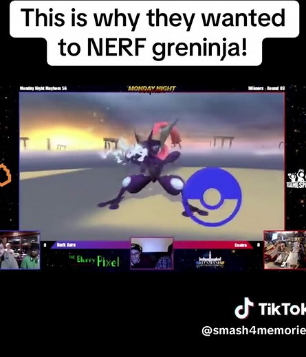 They shouldn’t have nerfed my main man tho I loved him #smash4 #ssb4 #greninja #nerfgreninja #gaming #tournament #combo