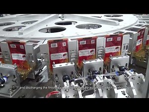 GF1600-B Automatic Rotary Pouch Spout inserting and Sealing Machine