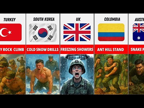 Military punishment from different countries
