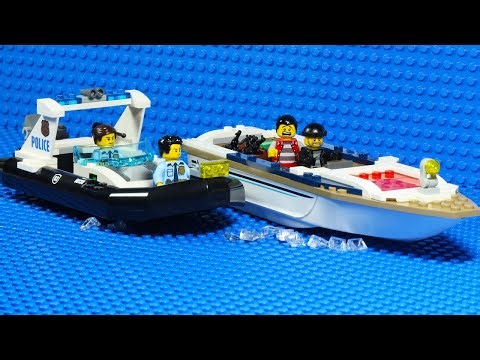 Lego City Marine Police Robbery Boat Crash