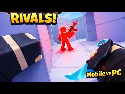 MOBILE VS PC in Roblox Rivals!