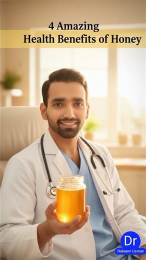 4 Powerful Health Benefits of Honey | Natural Remedy for Immunity & Energy | Dr.Hakeem Usman