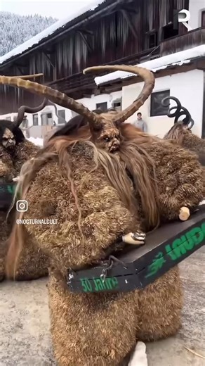 Rupture Magazine on Instagram: "Now this is the real festive season 🎄🔥 Have you ever seen a Krampus Parade? The Krampus Festival (Krampuslauf) is one of the oldest winter traditions in the Alpine region. Rooted in pre-Christian pagan rituals, it blends ancient solstice ceremonies with Christian folklore. On Krampusnacht (5 December), villagers dress in hand-carved wooden masks, fur costumes, horns, chains and bells, bringing to life Krampus — the mythical creature who once served to scare off 