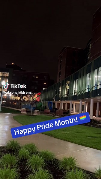 During Pride Month, we celebrate love and acceptance of the LBGTQ community. The hospital lights are lit up in the shades of the rainbow to acknowledge a positive stance against discrimination toward LBGTQ people, promote equal rights, and celebrate diversity and gender variance. #PrideMonth #happypride #happypridemonth🏳️‍🌈