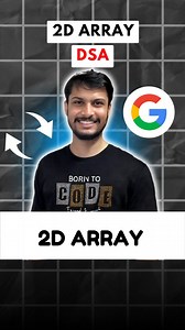 Akshat Tiwari on Instagram: "Compitition high hain, 5 saal ki age se preparation start krni padegi ab 🥲 . . 2D Arrays, DSA Concept . . #college #interview #programming #java #dsa { Developer, leetcode, college, Javascript, Java, programming, python }"