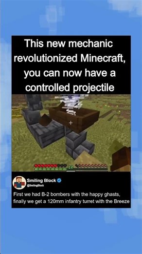 MINECRAFT TURRET?! #minecraft