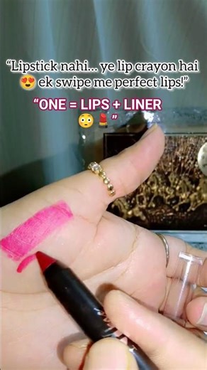 💥Lip Crayon Magic One Swipe Perfect Lips 😍 | Smooth & Matte Look”