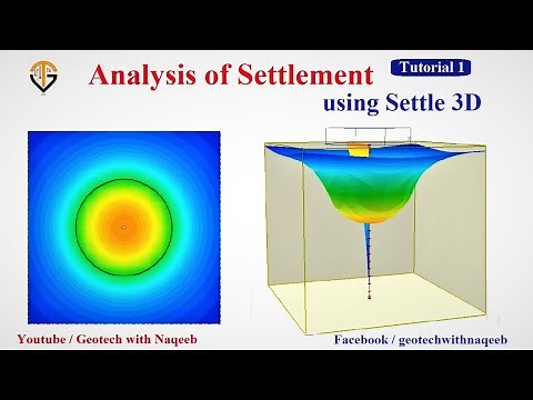 Analysis of Settlement using Settle 3D Software | Tutorial 01 | Geotech with Naqeeb