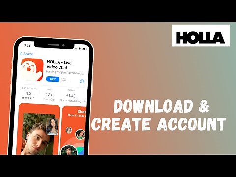 How to Download Holla app & Create new Account | 2021