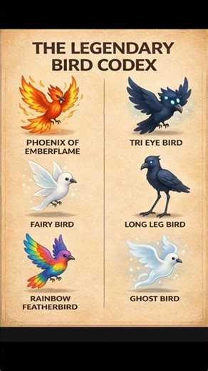 Legendary Birds from Fantasy Lore