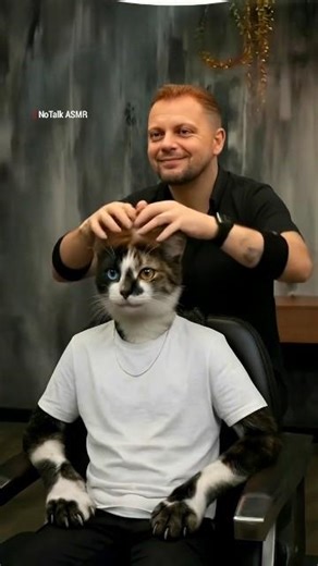 Instant Relaxation Cat ASMR Massage 😴 #asmr