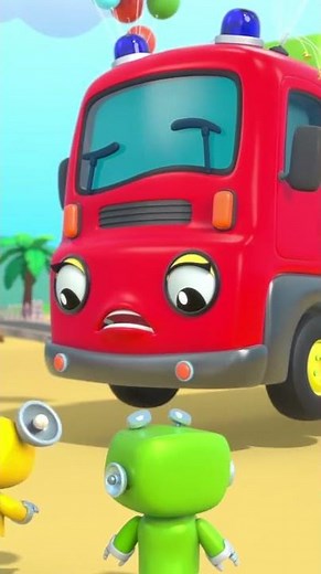 Fiona Fire Truck's Best Moments! 🚒🔥 | Gecko's Garage #shorts #songsforkids #trucks