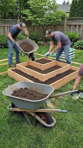 A simple planter install, transformed into a thriving plant spot.#PlantingTime #DIYGarden