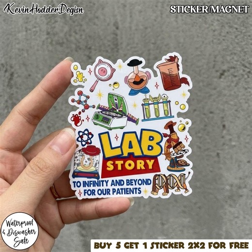 Lab Week 2026 Laboratory Team Sticker, Medical Lab Appreciation Vinyl Decal, Funny Lab Tech Scientist Sticker - Etsy
