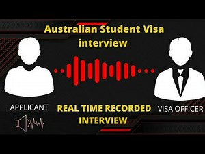 Lastest Australian Student Visa Live Interview | Visa Interview Questions and Answers 2022 |