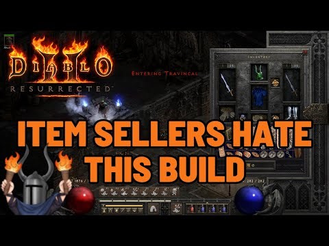 Diablo 2 Barbarian Guide: Get Rich without dying in Travincal & find item🤑