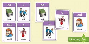 My short 'oo' Sound Family Flashcards