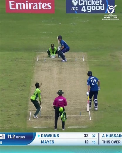 Farhan Yousaf grabs hold of a stunner to send Ben Dawkins back 🤩 Follow #PAKvENG action LIVE, #U19WorldCup broadcast details 👉 https://www.icc-cricket.com/tournaments/u19-cricket-worldcup-2026/news/broadcast-details-for-icc-u19-men-s-cricket-world-cup | ICC - International Cricket Council