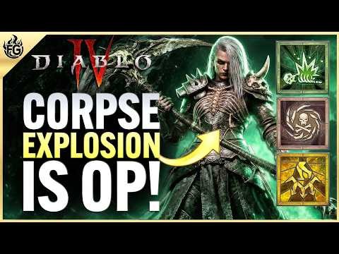 This Secret Corpse Explosion Necromancer Build is INSANE - Diablo 4 Season 15