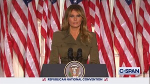 357K views · 10K reactions | First Lady Melania Trump speaks at the 2020 Republican National Convention from the Rose Garden at the White House. Full video here: https://cs.pn/3iZkIgr | C-SPAN | Facebook