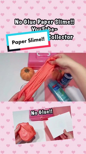 How to Make No Glue Paper Slime | Paper Slime Tutorial