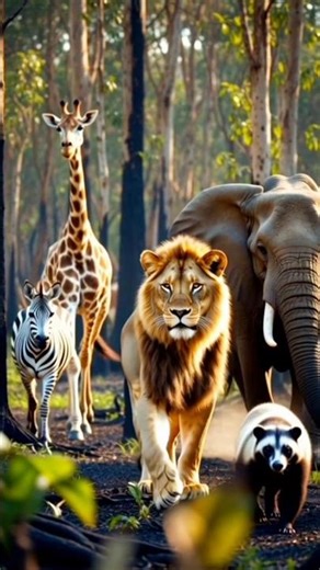 🦁🐘🦡 True Friends of the Jungle