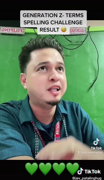 …GENERATION Z Spelling Challenge Assessment and Results! Rest assured that all my students have finally mastered the correct spelling of the usual gen Z mispelled terms! 💚💚💚 #fyp #foryoupage #foryourpages #teachersoftiktok #teacher