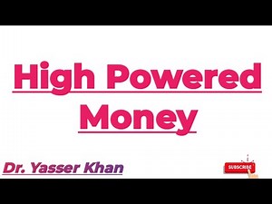 High Powered Money | Meaning Of High Powered Money | Money | Macroeconomics | Economics