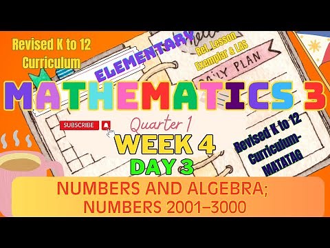 Grade 3 Math | Q1 Week 4 Day 3 | Numbers 2001–3000 | Revised K–12 MATATAG Curriculum