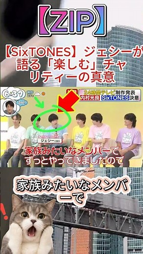 【SixTONES】ジェシーが語る「楽しむ」チャリティーの真意