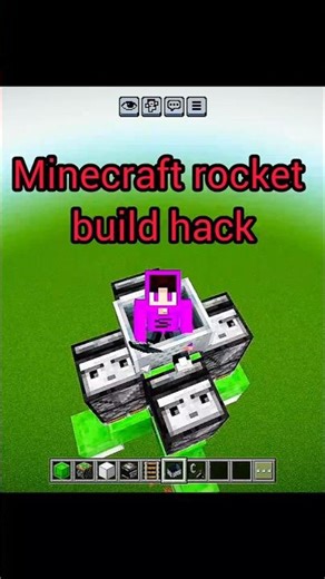 Realistic Space Rocket in Minecraft!#shorts