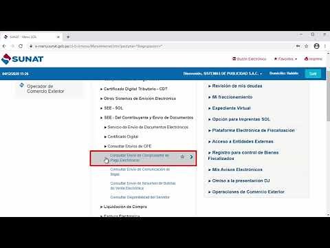 Descargar el XML y CDR de SUNAT
